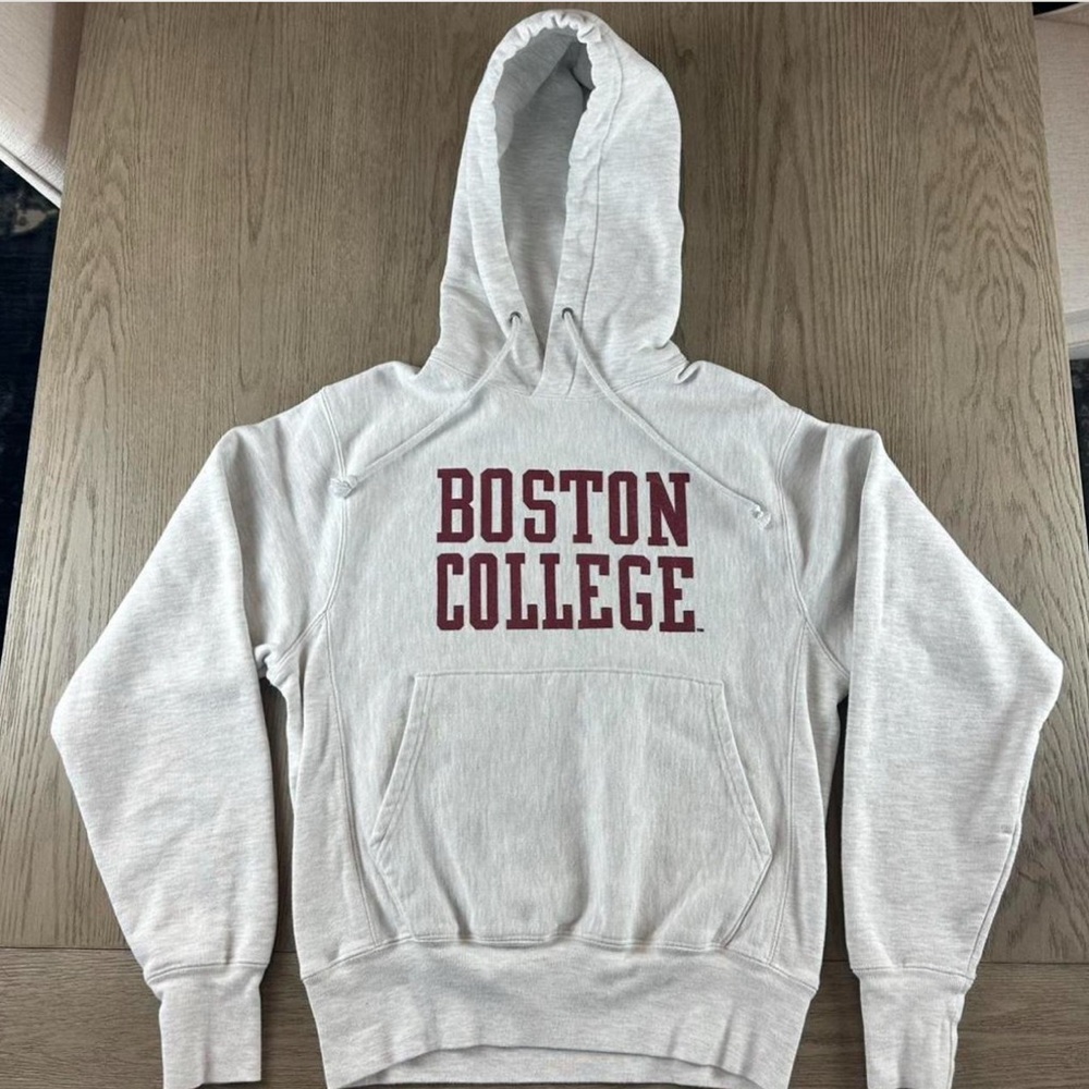 Boston College Vintage Gray Hoodie Sweater. Men’s Small.